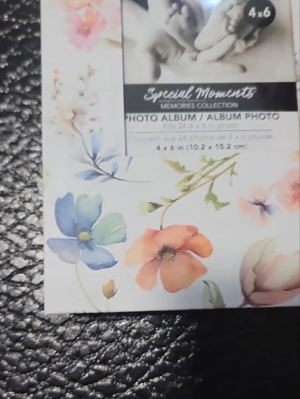 Special Moments Pastel Floral Pink Blue Peach Green 4 x 6 Photo Album